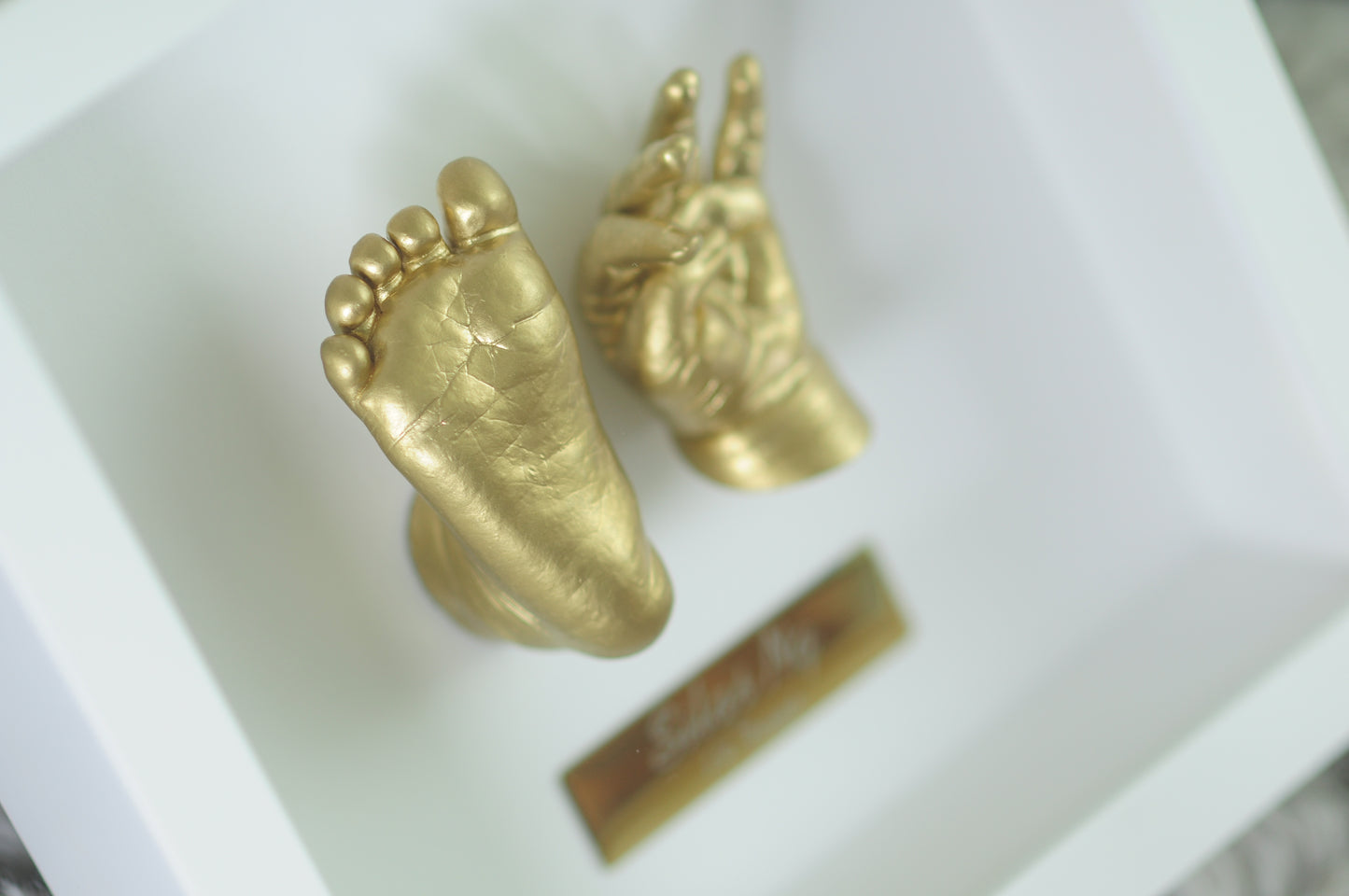 初生嬰兒3D手腳模相框｜Newborn 3D Hand & Foot Casting Frame