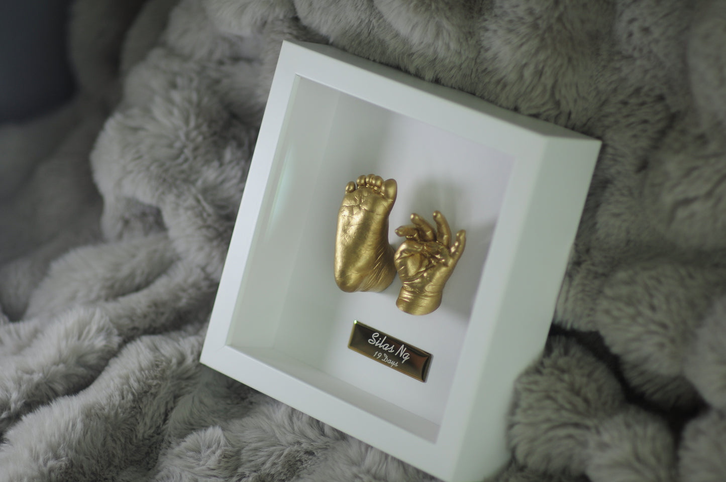 初生嬰兒3D手腳模相框｜Newborn 3D Hand & Foot Casting Frame