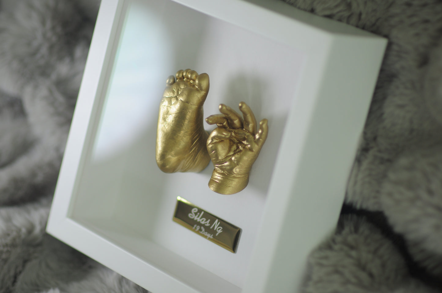 初生嬰兒3D手腳模相框｜Newborn 3D Hand & Foot Casting Frame