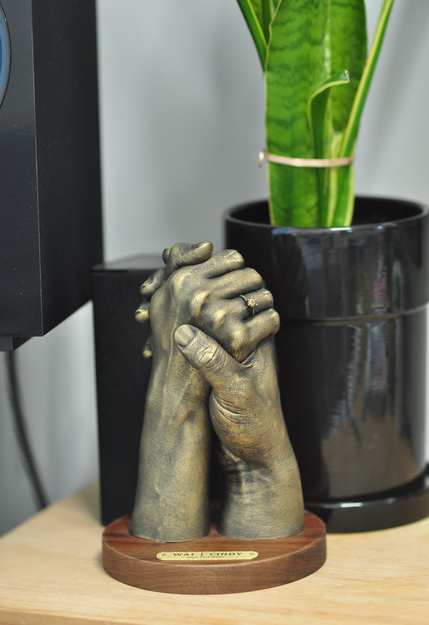 情侶3D手模擺設｜Couple 3D Hand Cast