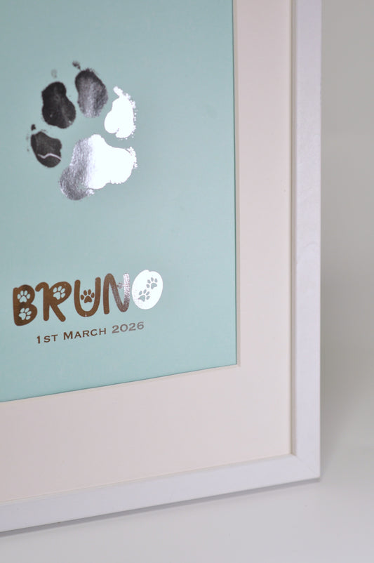 ‌ 寵物印記相框(白)｜Pet Paw Print Frame (White)